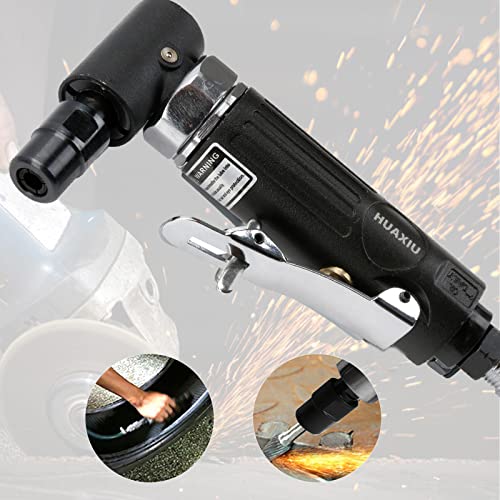1/4 Air Angle Die Grinder ,90 ° Pneumatic Right Angle Die Grinder Tool With 1/4 And 1/8 Inch Collets #TOP6