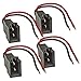 Produktbild tomzz Audio 7103-002-1 Lautsprecheradapter (4er Set) auf DIN passend für Dacia Opel Renault Seat Skoda Volvo VW offene Enden