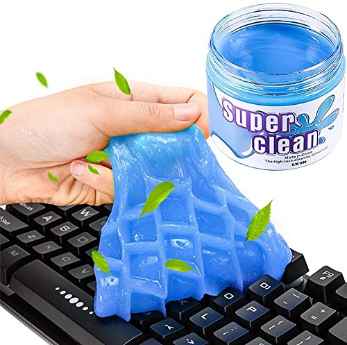 Electrónica, Wireless Jesocup, Gel de Limpieza para Artículos Eléctronicos, Color Azul, 160 Gramos