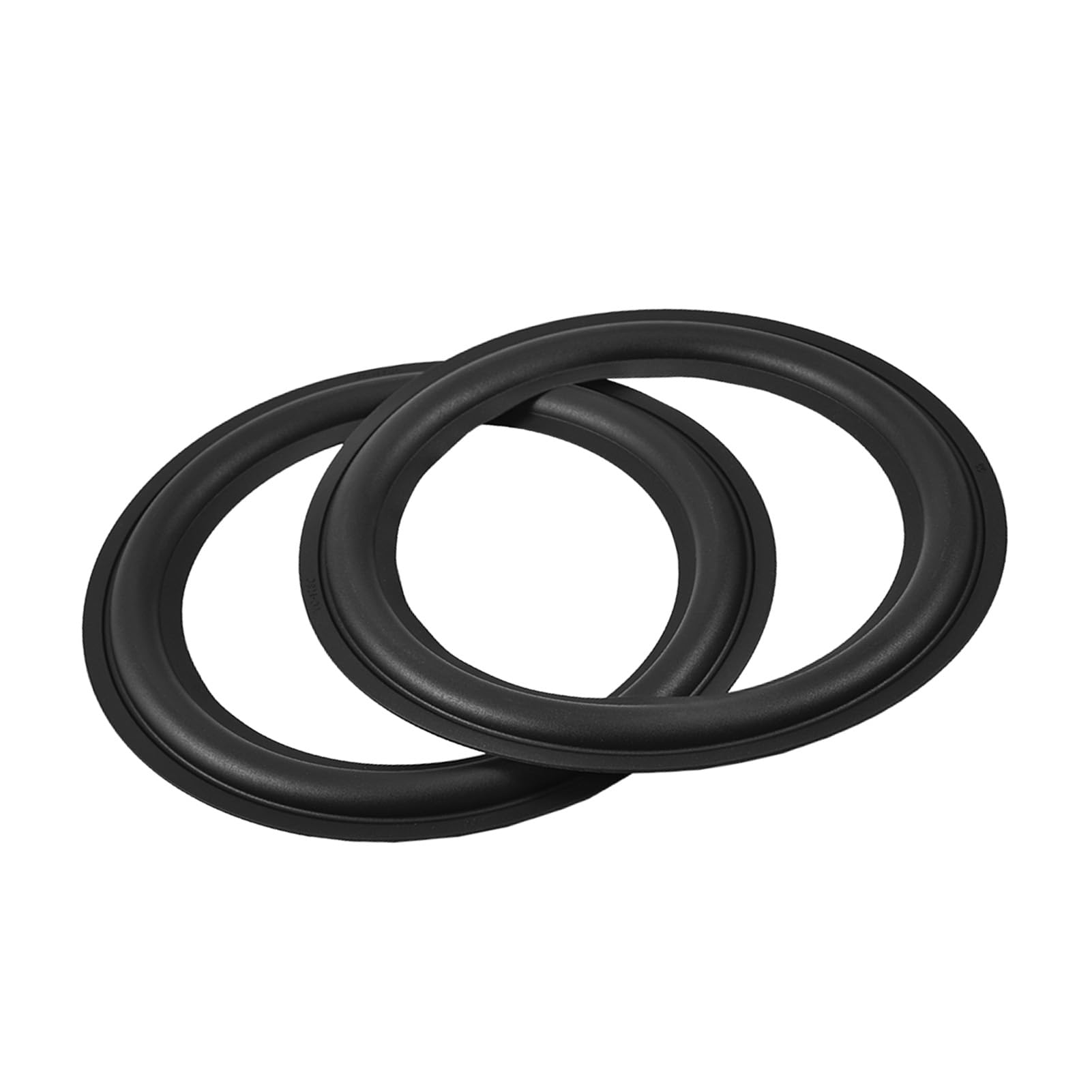 Demeras 2 pièces 8 Pouces Haut Parleur en Caoutchouc Surround Mousse Bord ent Anneaux pièces de Rechange pour Haut Parleur pièces de réparation