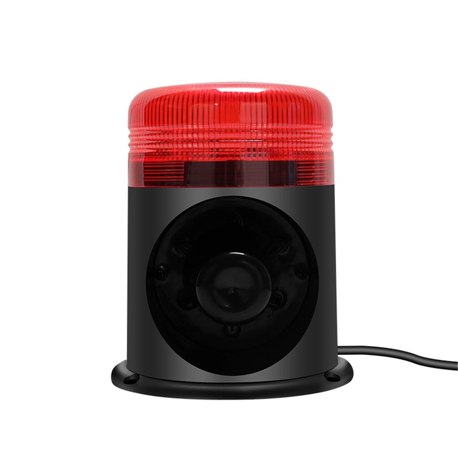 4 disparadores Alarma visual sonora Bocina personalizable con sonido de 25 W con luz estroboscópica Alarma de luz y sonido