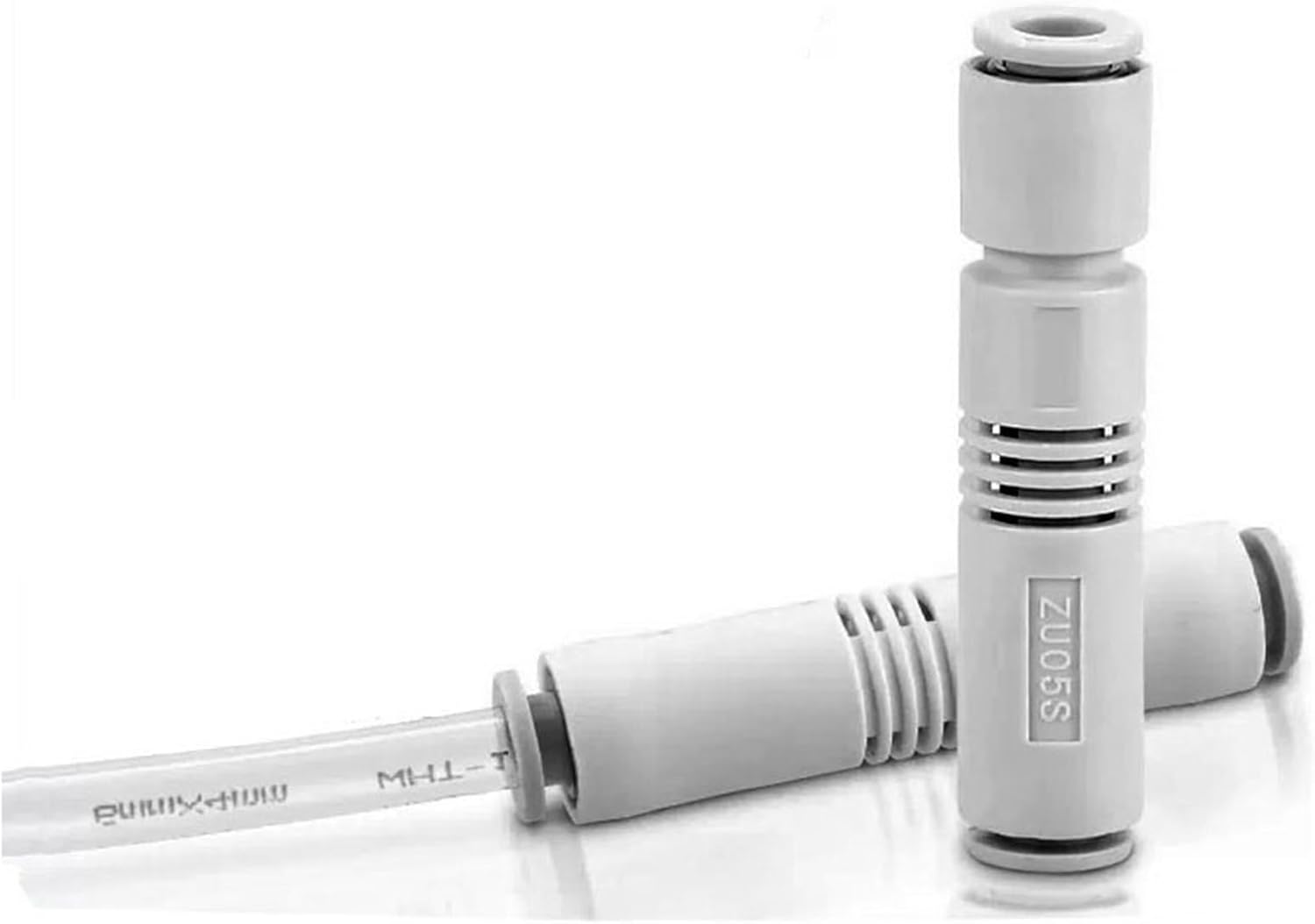 Tubular Vacuum Generator ZU05S ZU07S ZU05L ZU07L 6mm Pipe Pressure High Flow Negative Pressure Generator for Pneumatic Tool (Color : ZU05L)