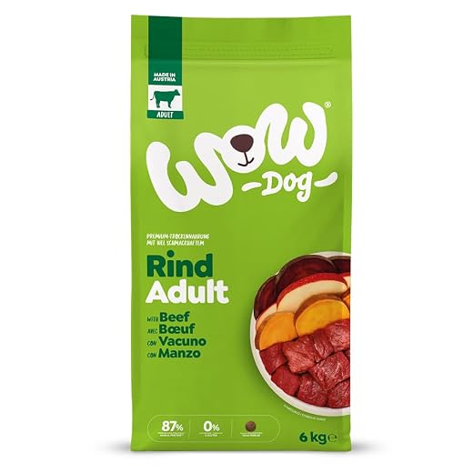 WOW Dog Trockenfutter mit Rind für Hunde