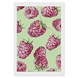 Toile de qualité supérieure : la peinture diamant 5D motif pêche framboise est fabriquée en toile de qualité HD, qui est très imperméable et a une texture uniforme, ce qui peut rendre les diamants plus faciles à coller et ne tombent pas. Le lettrage et les symboles sur la toile HD sont clairs et faciles à lire