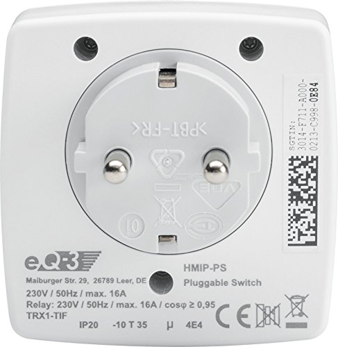 Homematic IP Smart Home Schaltsteckdose, digitaler Zwischenstecker steuert Leuchten oder Elektrogeräte per App, Alexa & Google Assistant, Energie sparen, 141836A0 - Image 7