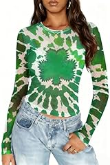 Tie-dye Green St Patricks Day Shirt