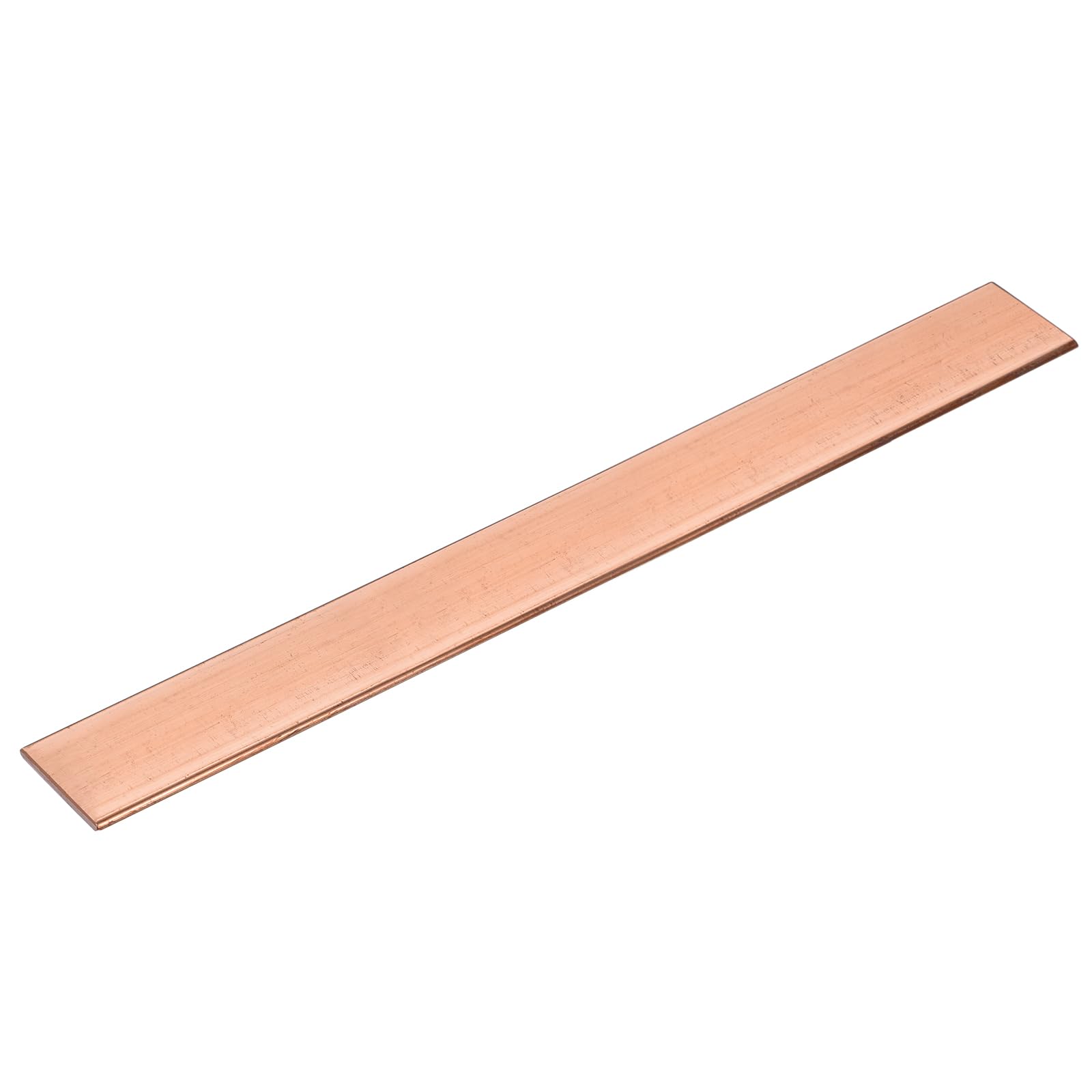 QUARKZMAN Barra Piatta Di Rame, Spessore 1/8" x Larghezza 1-3/16" x Lunghezza 10" Stock Barra Di Rame Per Applicazioni Elettriche (3mm x 30mm x 250mm)