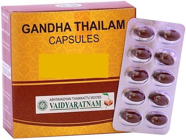 Generic Vaidyaratnam Gandha Tailam Soft Gel (100 Capsules) - by pharmacylife