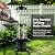 Squirrel Proof Bird Feeder - 360° Feeding Perch Tray for Outdoor Hanging Wild Bird Seeds, Dark Green.
