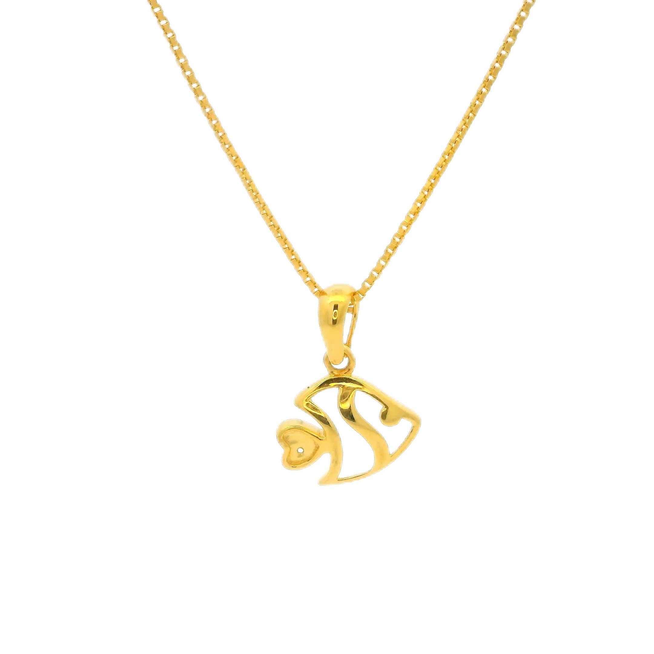 Floral Aura 14KT Gold Pendant for Women for Great Gifting |BIS Hallmark| Authentic Jewellery-image-4