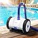 (2025 Upgrade) VINGLI Automatic Suction-Side Pool Vacuum Cleaner, Powerful Wall-Climbing Sweeper for Inground Pools, Includes 39.6ft Tangle-Free Hose (Blue&White)