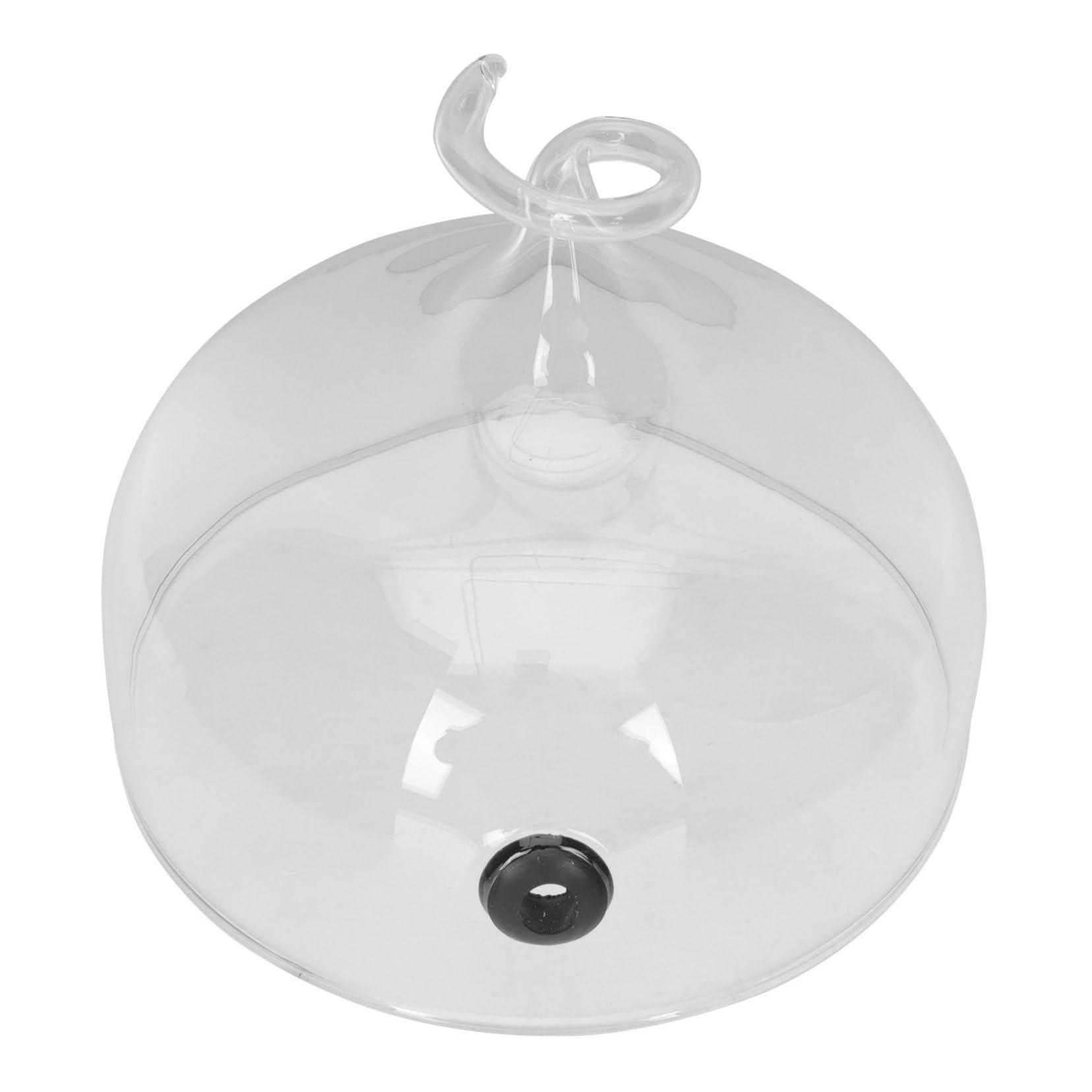 STOBAZA Campana de Vidrio Transparente para Comida Cubierta para Pasteles y Panes Cloche Ahumadora con Diseño de Orificio para Difundir Humo para Repostería y Exhibición de Alimentos