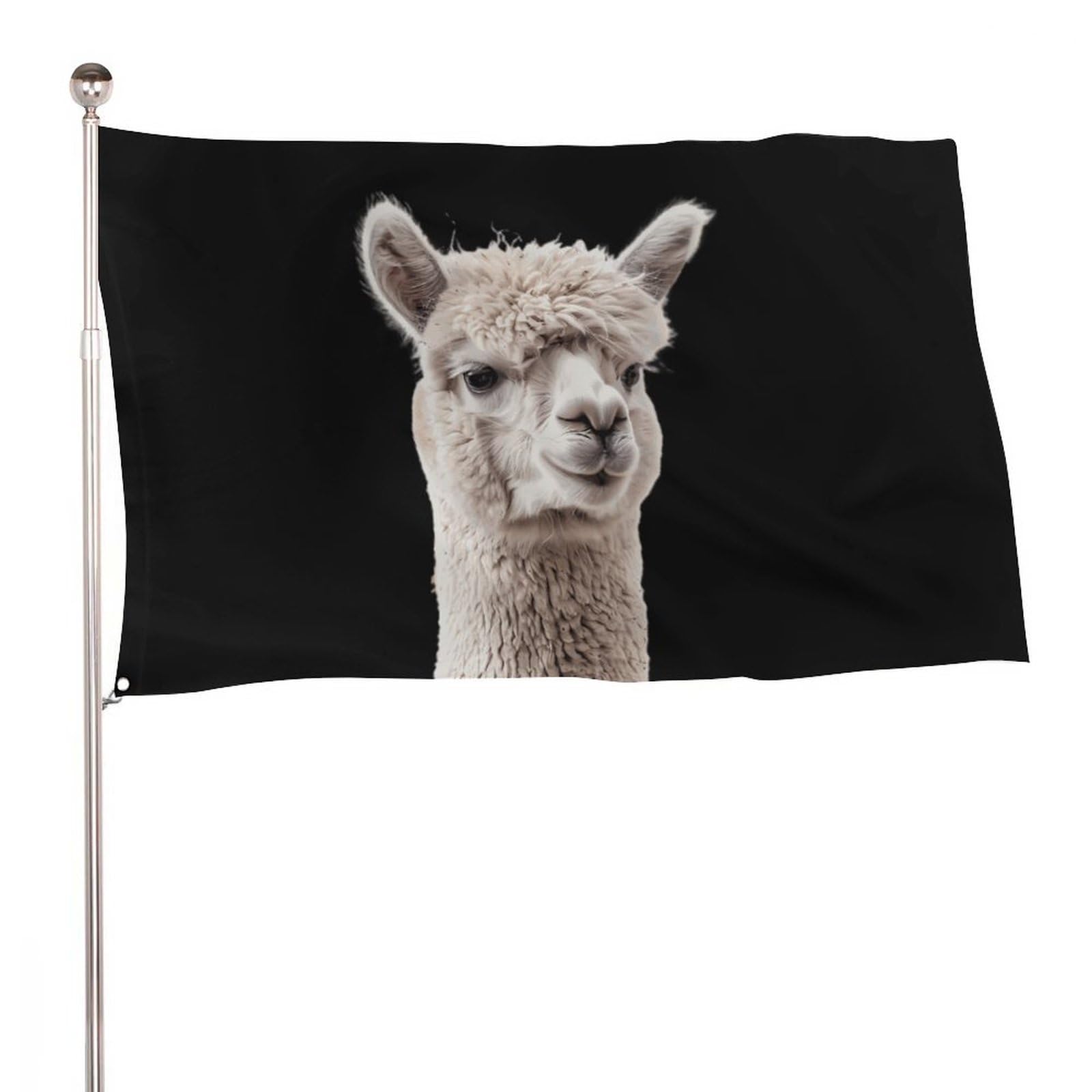 Estandarte exterior de jardín duradero con estampado de llama