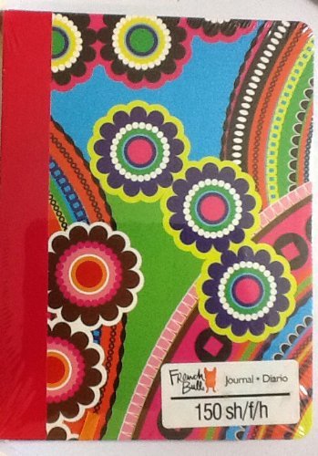 French Bull Journal ~ Geometric Flowers ~ 150 Sheets ~ Diary Notebook Brainstorms!