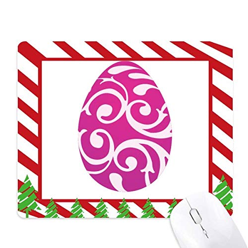 Tapis de souris violet oeufs de pâques pour bureau élégant