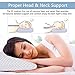 Pillows for Sleeping, KUNPENG Cooling Pillow with Hypoallergenic Bamboo Cover, Adjustable Shredded Memory Foam Bed Pillows for Side Back Sleeper - CertiPUR-US