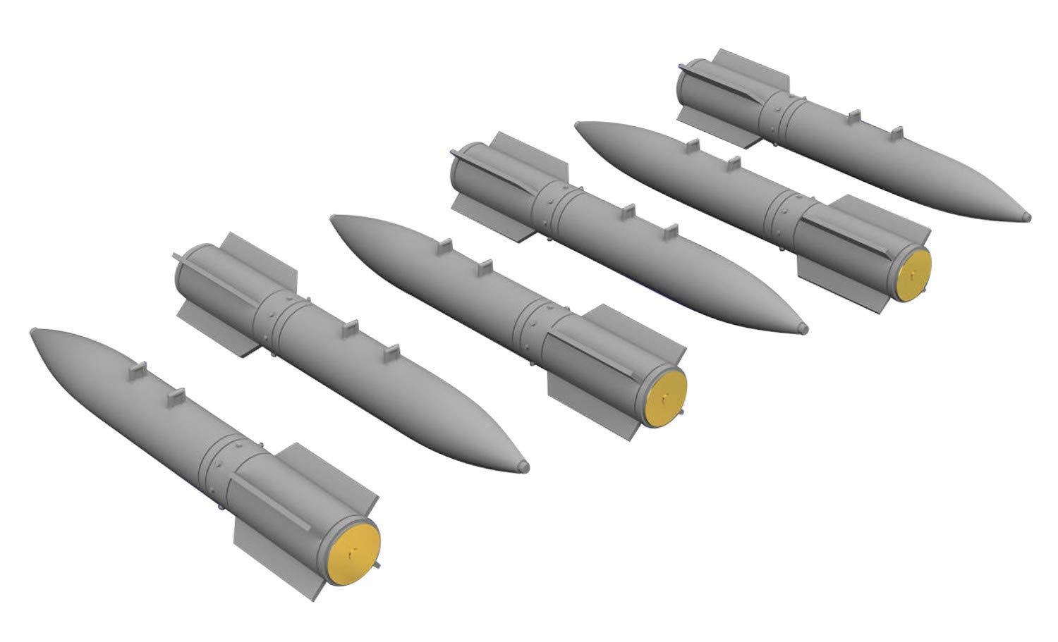 Eduard EDB648496 1:48-PB-250 Bombs Model Kit Brassin, Various