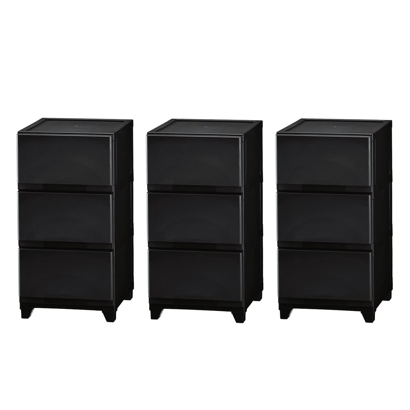 JEJアステージ収納チェスト 壁付デコニーシーヴォ 3段 ３セットまとめ売り Amazon.co.jp: JEJアステージ(JEJ Astage) 収納チェスト 壁付
