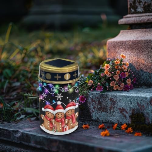 Image of Gingerbread Christmas Memorial Lights for Graves