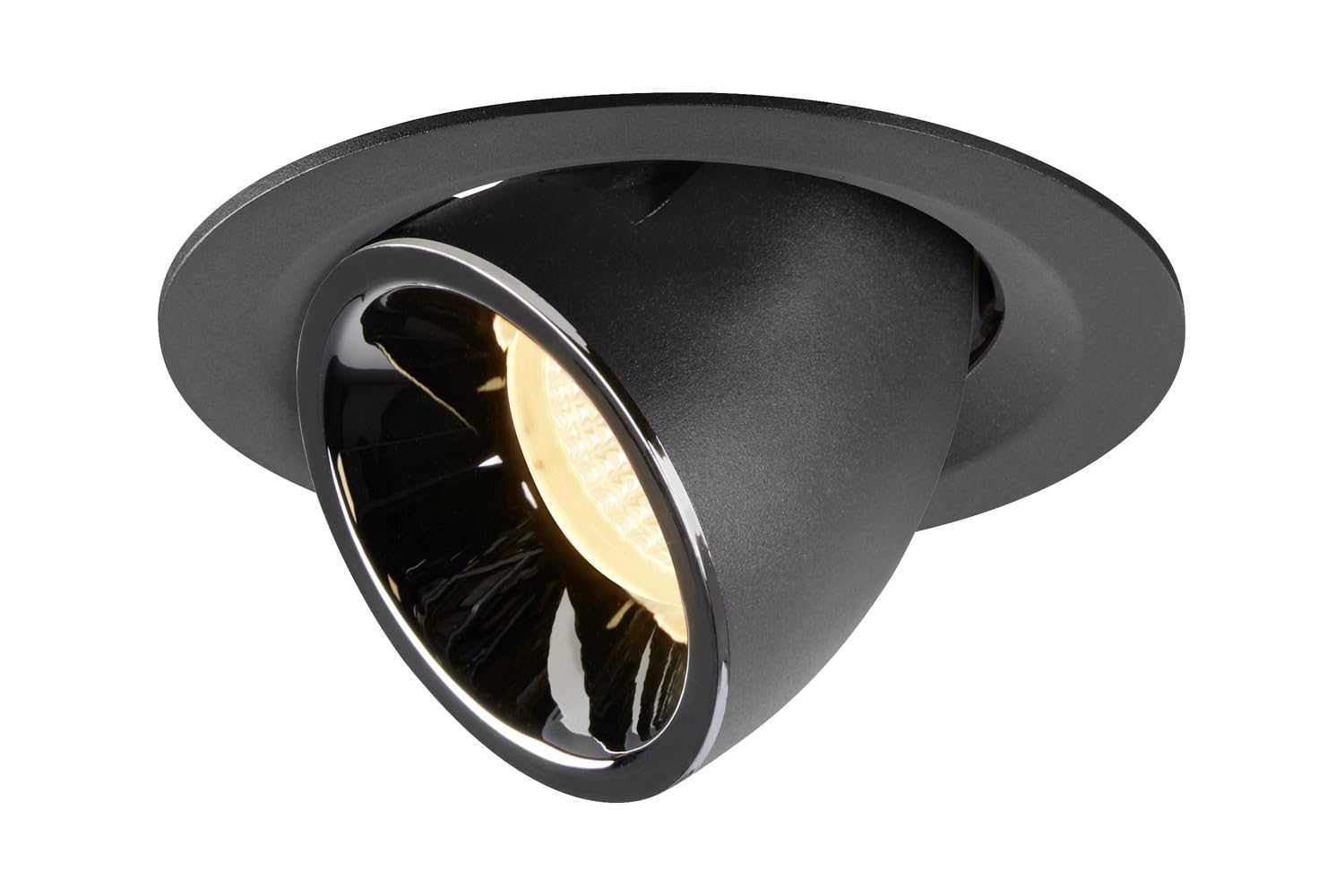 SLV Recessed Ceiling Light NUMINOS GIMBLE M/LED Spotlight, floodlight, Ceiling Light, recessed Light, Indoor Lighting / 3000K 17.5W 1550lm Black 44degrees