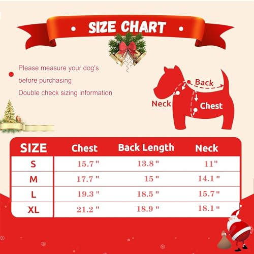 Hundepullover Weihnachten Hund Rollkragenpullover Weihnachten Muster Strickwaren warme Haustier Pullover, Winter Hund Mantel, Pullover Pet-Kostüm für Hundepullover klein mittelgroße Hunde (M, A)