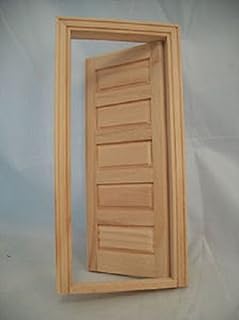 Dollhouse Miniature 5-Panel Traditional Door