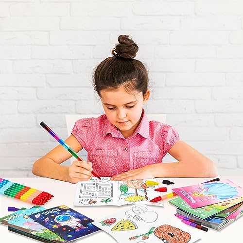 24 Coloring Books for Kids Party Favors Bulk Mini Coloring Books for Ages 2-4-8-12 Small Activity Books for Unicorn Dinosaur Mermaid Animal Birthday Party Gifts Goodie Bags Stuffers Classroom Travel 5 51dlcNObdZL. AC