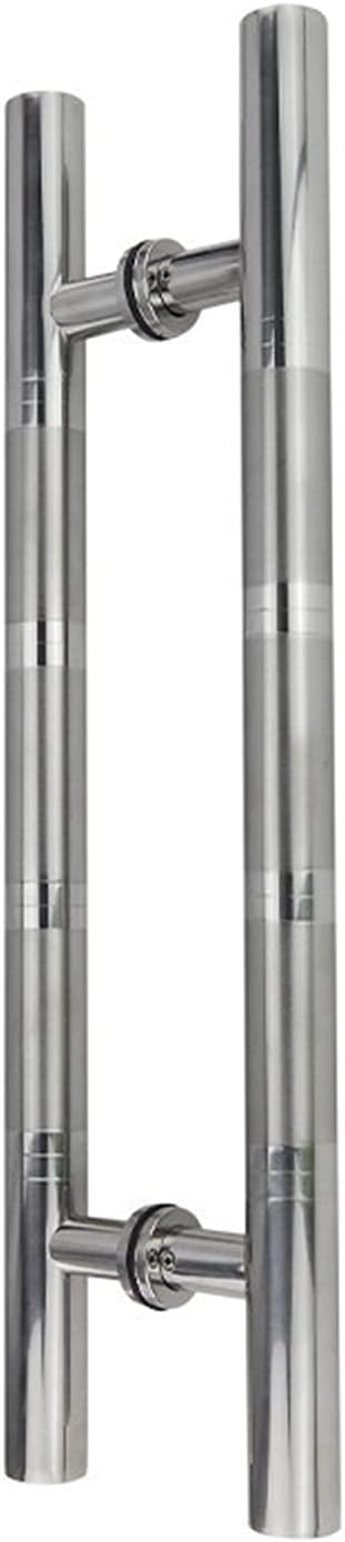 Sets Push and Pull Shower Door Handle for Glass Door Bathroom Door Knobs for Shower Enclosures Screen Internal/External (Size : 800mm)