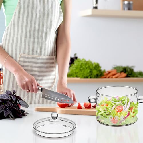 Casseroles en verre borosilicaté de qualité supérieure 1350ml - 5