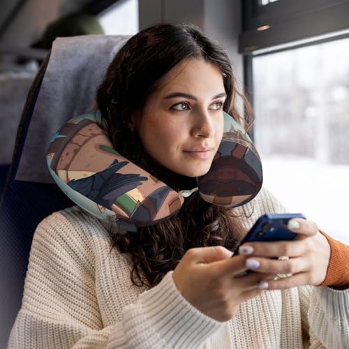 Almohada de viaje espuma viscoelástica tamaño estándar miniatura 6