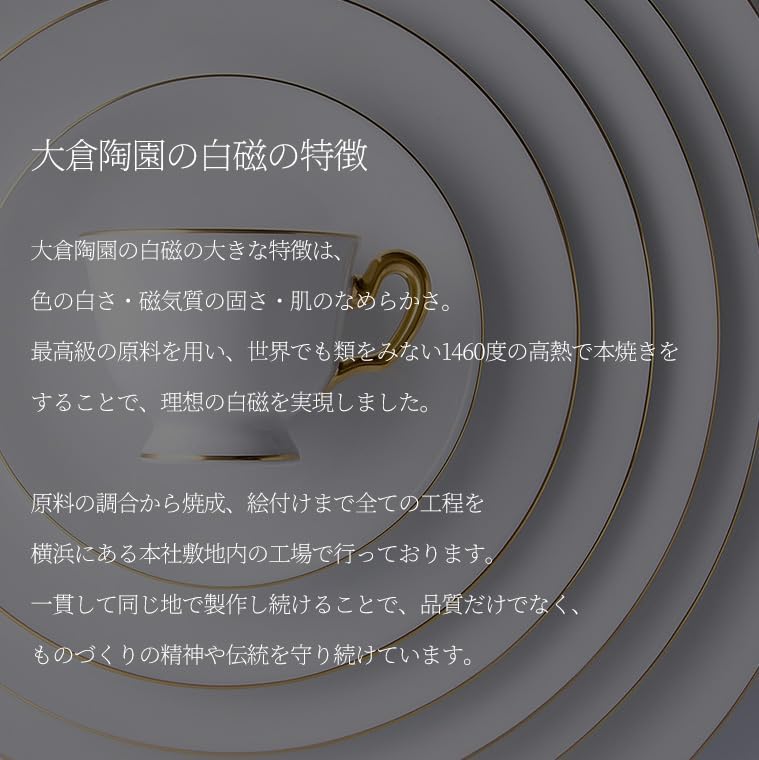 Amazon | 大倉陶園 花毬 13cm梅型小皿5枚揃 プレート 日本製 114HV