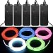 CPPSLEE EL Wire Kit Super Bright Portable Neon Light - 5 Color & 9.8 ft/pc - for Christmas Halloween Party DIY Decoration - 4 Modes Battery Controllers