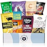 Bar Snacks Hamper for Adults & Party Freaks, Sweet & Savory Pub Snacks, Includes Roasted Peanuts, Potato Crisps, Juicy Olives, Chicken Crackling, Gift Ready Snack Hamper - Image 1
