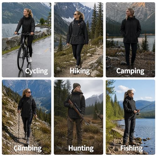 Impermeable y cortavientos mujer adecuado para senderismo y montaña 6