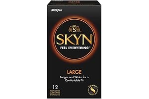 SKYN Elite Large Non-Latex Condoms - Sheer Sensation, Ultimate Protection