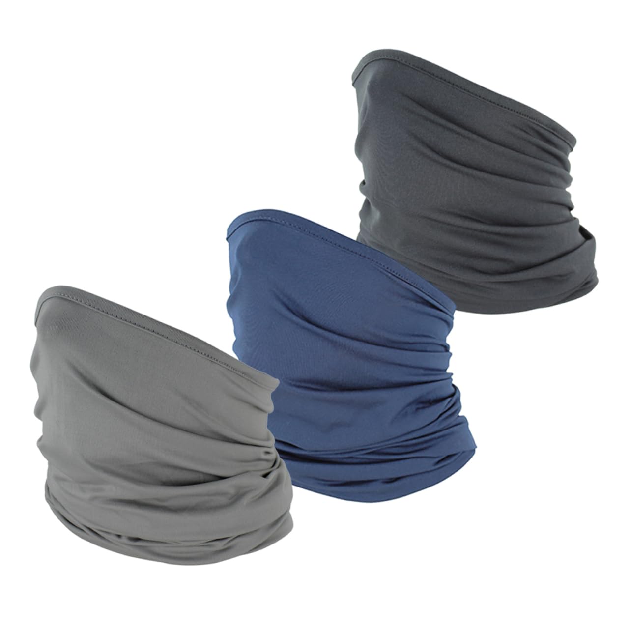 VALICLUD 3pcs Windproof Face Mask for Outdoor Activities UV Cycling Scarf Mixed Colors Lightweight and Breathable for Hiking and Sports