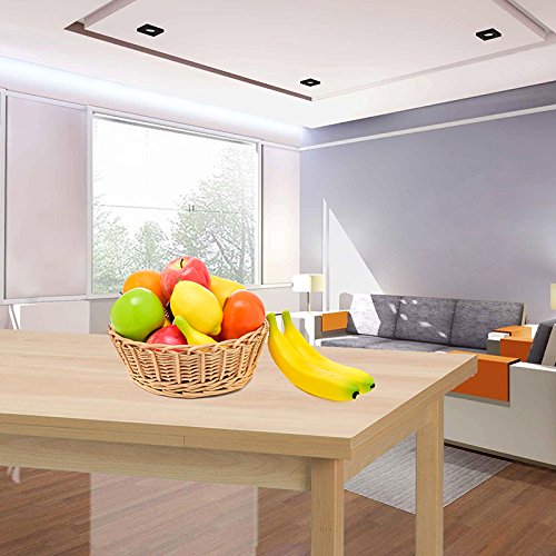 Firlar 10 Pcs Fake Fruit, Lifelike Simulation Banana Home Kitchen Cabinet Decoration