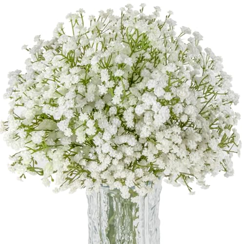Sukh 10PCS Baby Breath Artificial Flowers Fake Babys...