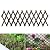 Expandable Garden Trellis, 12" x 75" Wooden Lattice Fence Wall Panel Stretchable Decorative Fences Lattice Trellis for Climbing Plants Outdoor Ivy Vine Rose Clematis Garden Patio Room Decor (1)