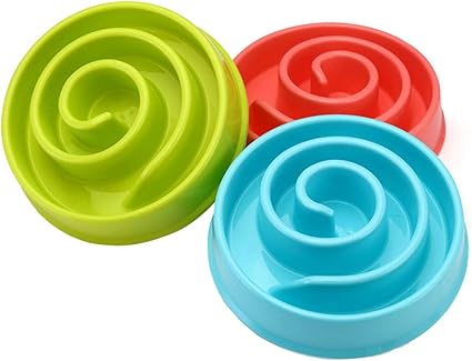 spiral dog dish
