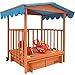 Spielwerk Arenero Infantíl móvil con Veranda Techo con protección UV 50 área...