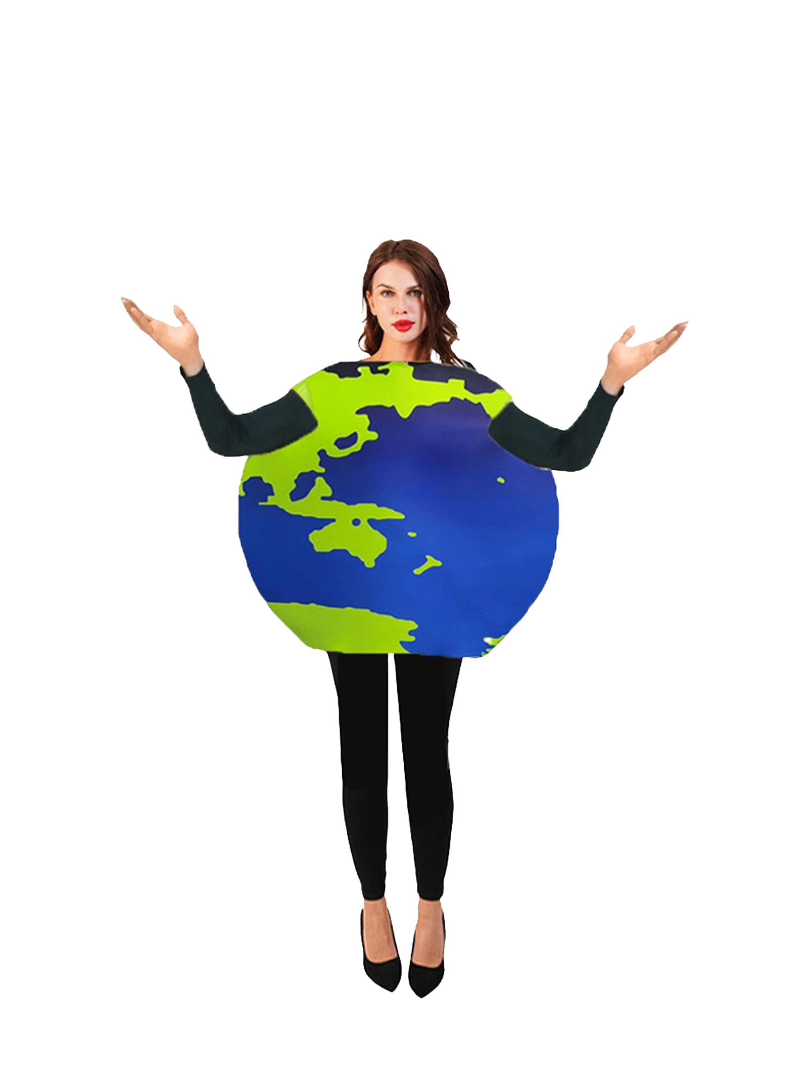 Kreeqe Unisex Hilarious Cockroach Globe Red Peach Adult Halloween Costume Effortless Simple Stage Performance(FF798,M)