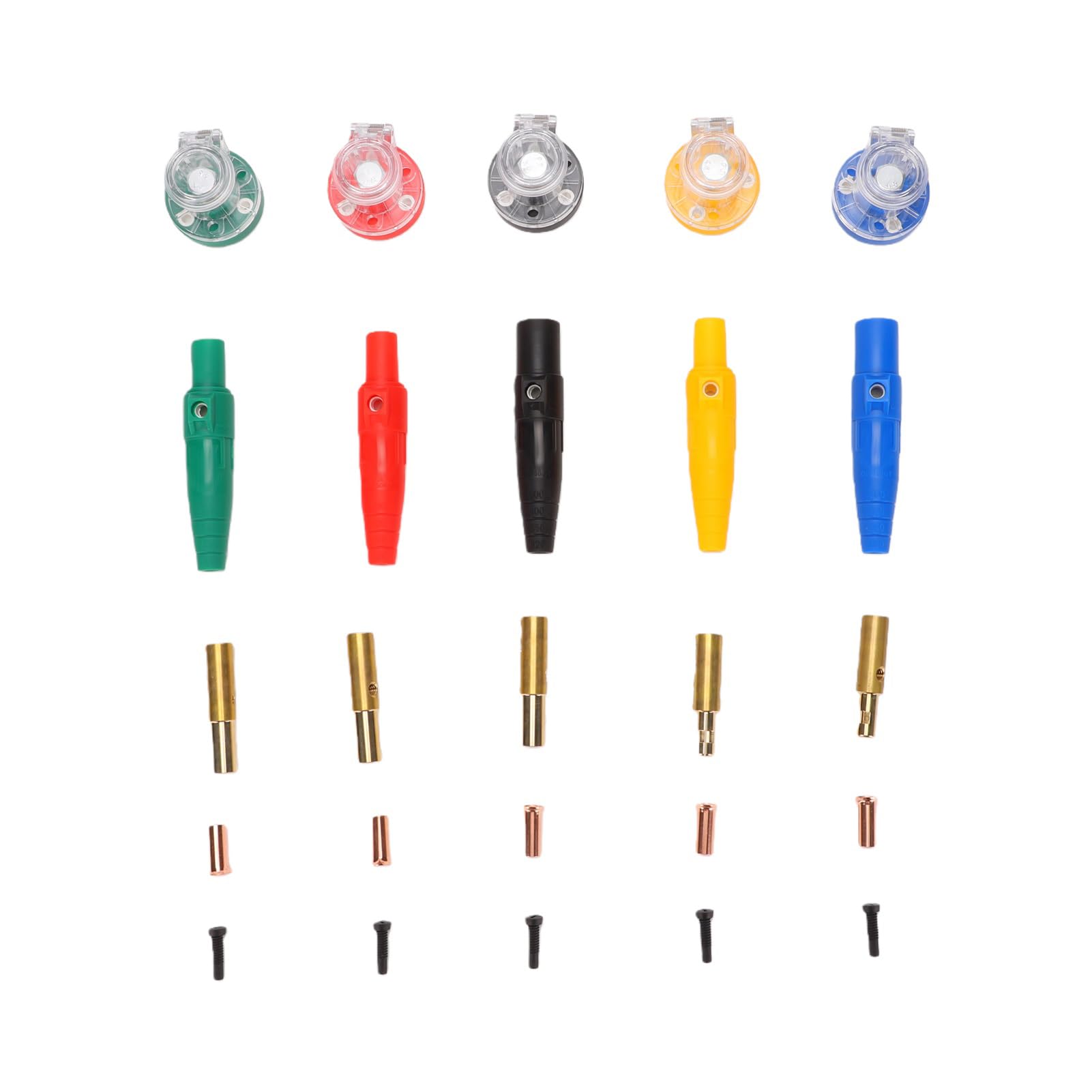 Naroote Camlock-Steckersatz, 150 A, Farbcodierte Stecker-Buchsen-Paare