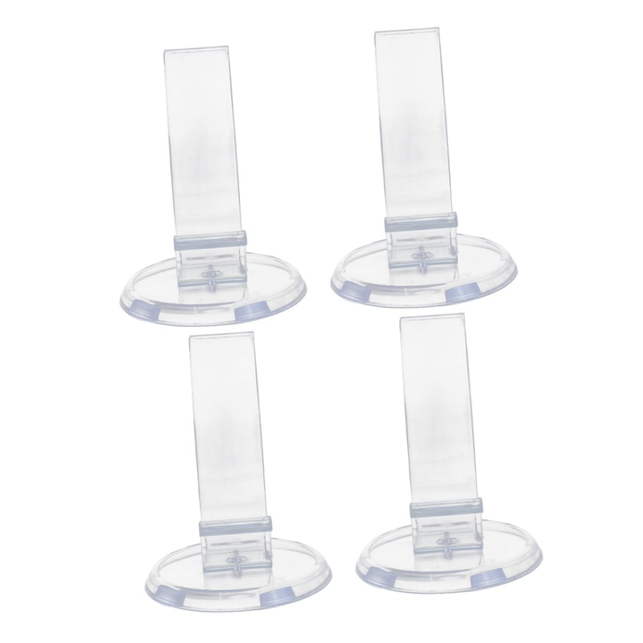 Alipis 4Pcs Shoe Display Stands for High Heels Sandals Lightweight Transparent Shoe Risers for Store Showcase