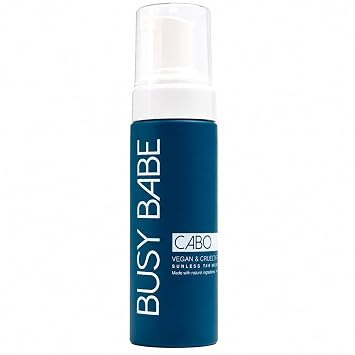 CABO Tanning Mousse Self Tanner - Achieve a Gorgeous, Flawless Tan, Sun-Kissed Glow for All Skin Types and Tones, Sunless Tanning Mousse for Undertone DARK BRONZE 200ml