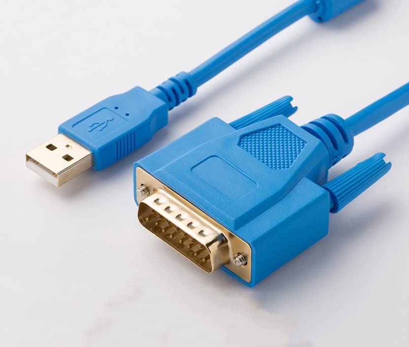 IC690USB901 for 90 30 Series Download Cable PLC Programming Cable Data Cable Gold Plated Interface Cable Interface