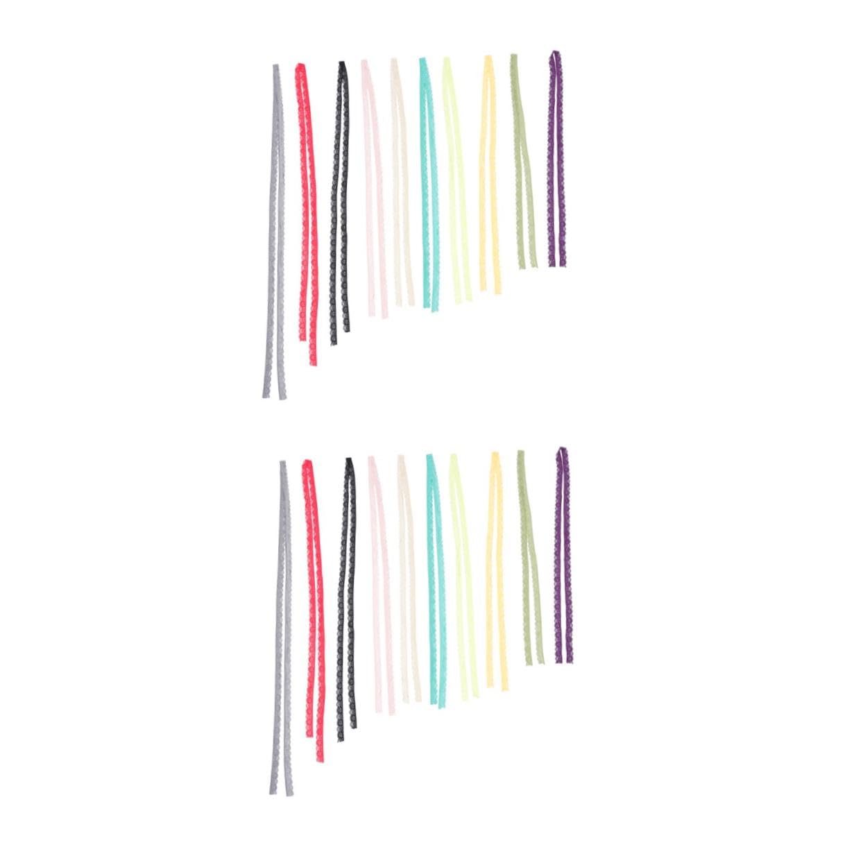 ARTIBETTER 2 Series Cinta De Encaje Para Manualidades Accesorios De Costura Para Ropa Y Decoración Diy 10 Piezas X 2