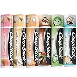 ChapStick Lip Balm, Ice Cream Collection 3-Pack + Ice Cream Classics 3-Pack – Fun & Flavorful Lip Care, Birthday Gift, Party Favors, Stocking Stuffers, 0.15 Oz Ea