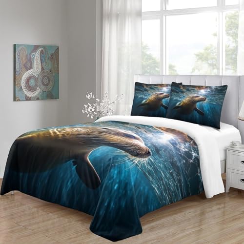 Parure de lit qualité hôtelière 140x200 cm en tissu microfibre premium - 5