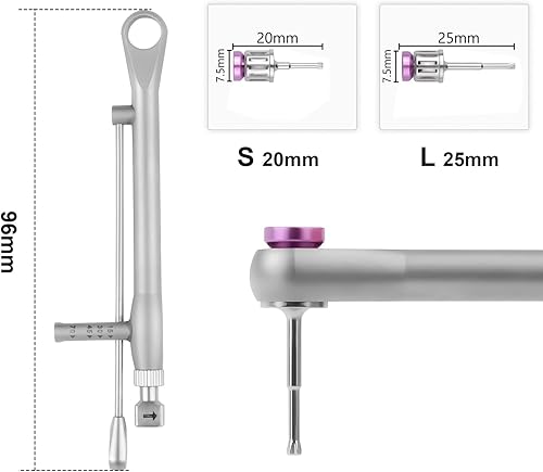 Miniatura 6 de Kit de prótesis de implante universal, 16 piezas, llave de conductor, taladro de trinquete hexagonal